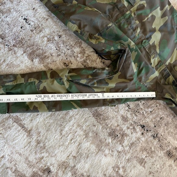 Equa Industries Camo Parka Cold Weather Nylon Hood Woodland Military Medium Long - Picture 9 of 16